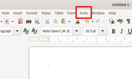 LibreOffice切换中文语言图文教程