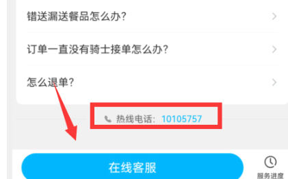 电话客服信息展示图